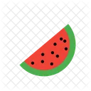 Wassermelone Scheibe Obst Symbol