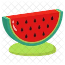 Wassermelone Melone Obst Icon