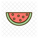 Wassermelone Obst Gesunde Ernahrung Icon