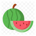 Wassermelone Wassermelonenscheibe Obst Icon