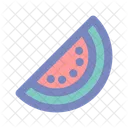 Sommer Scheibe Wassermelone Icon