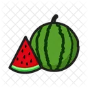 Obst Natur Wassermelone Symbol