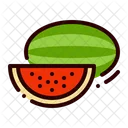 Obst Essen Wassermelone Icon