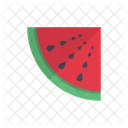 Wassermelone Scheibe Obst Icon