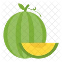 Grun Melone Obst Symbol