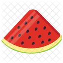 Wassermelone Halfte Stuck Icon