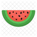 Wassermelone Tropische Fruchte Naturliche Lebensmittel Symbol