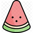 Wassermelone Suss Eis Am Stiel Icon