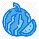 Wassermelone Saftig Bio Symbol