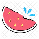 Wassermelonenscheibe Wassermelone Obst Symbol