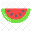 Wassermelone Gesund Obst Symbol