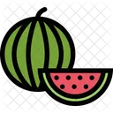 Wassermelone Gemuse Obst Symbol