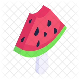 Wassermelonen-Eis am Stiel  Symbol