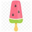 Wassermelonen Lolli Eis Am Stiel Eistute Symbol