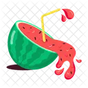 Wassermelonensaft Getrank Drink Symbol