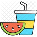 Saft Getrank Wassermelone Symbol