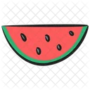 Wassermelone Tropische Fruchte Wassermelonenscheibe Symbol