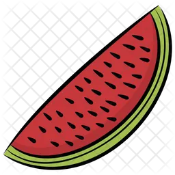 Wassermelonenscheibe  Symbol