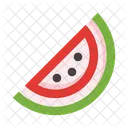 Wassermelonenscheibe Wassermelone Tropische Fruchte Symbol