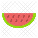 Fruchte Melone Sommer Symbol