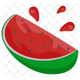 Wassermelonenscheiben  Symbol