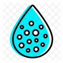 Wasserpartikel Recycelt Rein Symbol