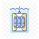 Wasserprobenehmer  Symbol