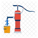 Wasserpumpe Handpumpe Wasser Symbol