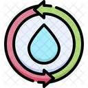 Wasserrecycling  Icon