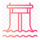 Wasserrutsche Spiralrutsche Symbol