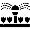 Wassersprinkler Sprinkleranlage Wasserbewasserung Symbol