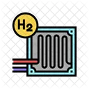 Wasserstoff Brennstoffzelle Brennstoff Zellen Symbol
