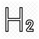 Wasserstoff Chemisches Element H 2 Chemisch Symbol