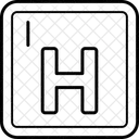 Wasserstoff  Symbol
