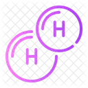 Wasserstoff Element Molekul Symbol