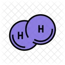 Wasserstoffmolekul H 2 Chemisch Symbol