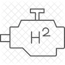 Wasserstoffmotor Thinline Symbol Symbol