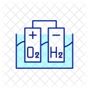 Wasserstoffproduktion  Symbol