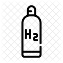 Wasserstoff Reservoir Biokraftstoff Symbol