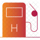 Wasserstofftankstelle  Symbol