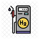 Wasserstofftankstelle Station Pumpe Symbol