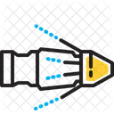 Wasserstrahlverfahren  Symbol