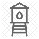 Wasser Turm Tank Symbol