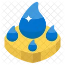 Tropfen Wassertropfen Regnet Symbol