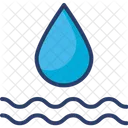 Tropfen Wasser Welle Icon