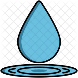 Wassertropfen  Symbol