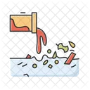 Wasserverschmutzung  Symbol