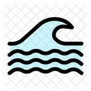 Wasserwellen Wellen Meer Symbol