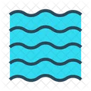 Wasser Fluss Meer Symbol