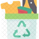 Waste Textile Recycling Icon